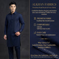 J. Junaid Jamshaed Boski Wash & Wear - Navy Blue