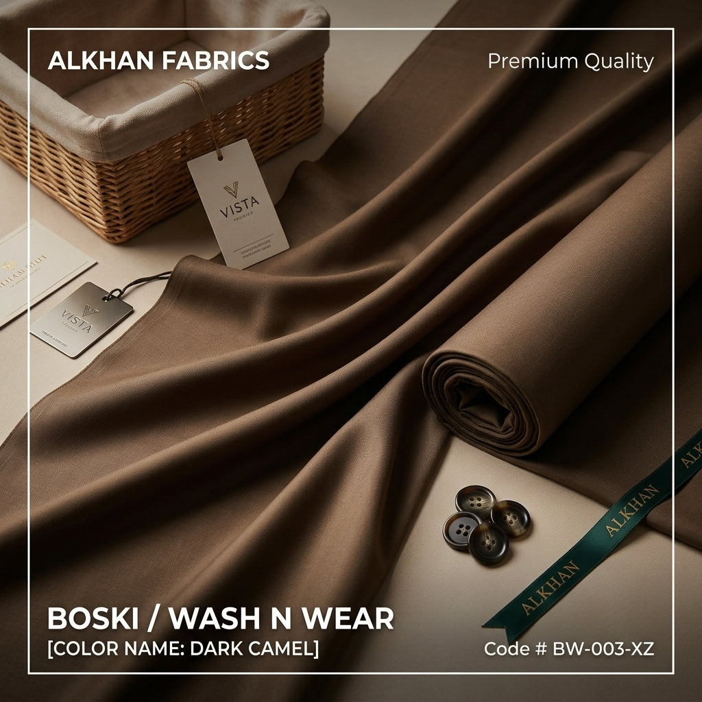 J. Junaid Jamshaed Boski Wash & Wear - Dark camel