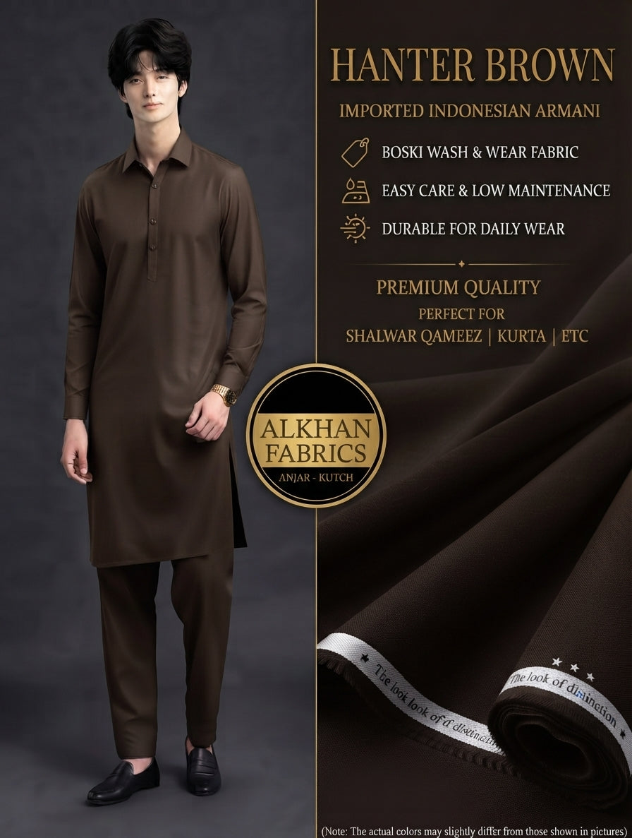J. Junaid Jamshaed Boski Wash & Wear - Hunter Brown