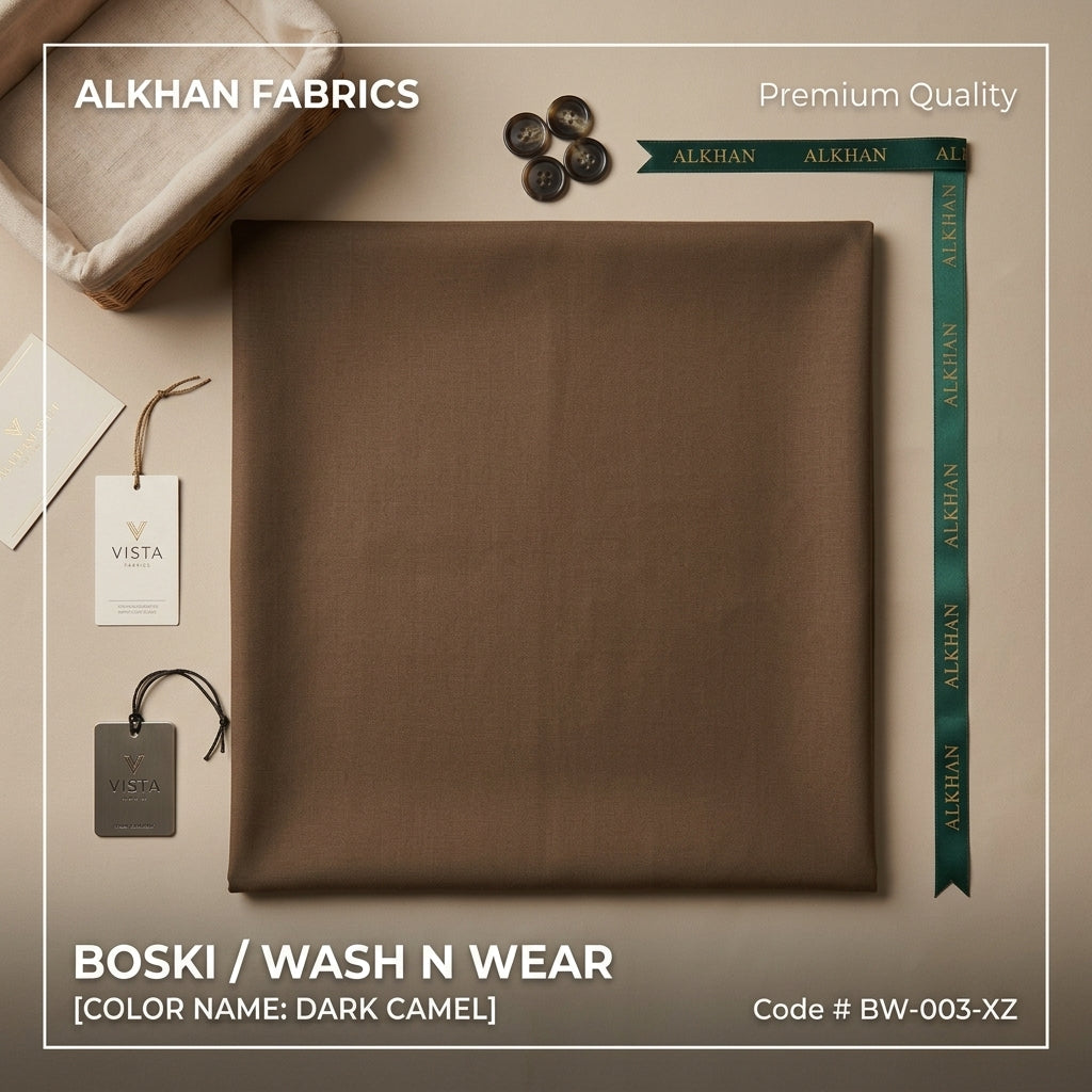 J. Junaid Jamshaed Boski Wash & Wear - Dark camel