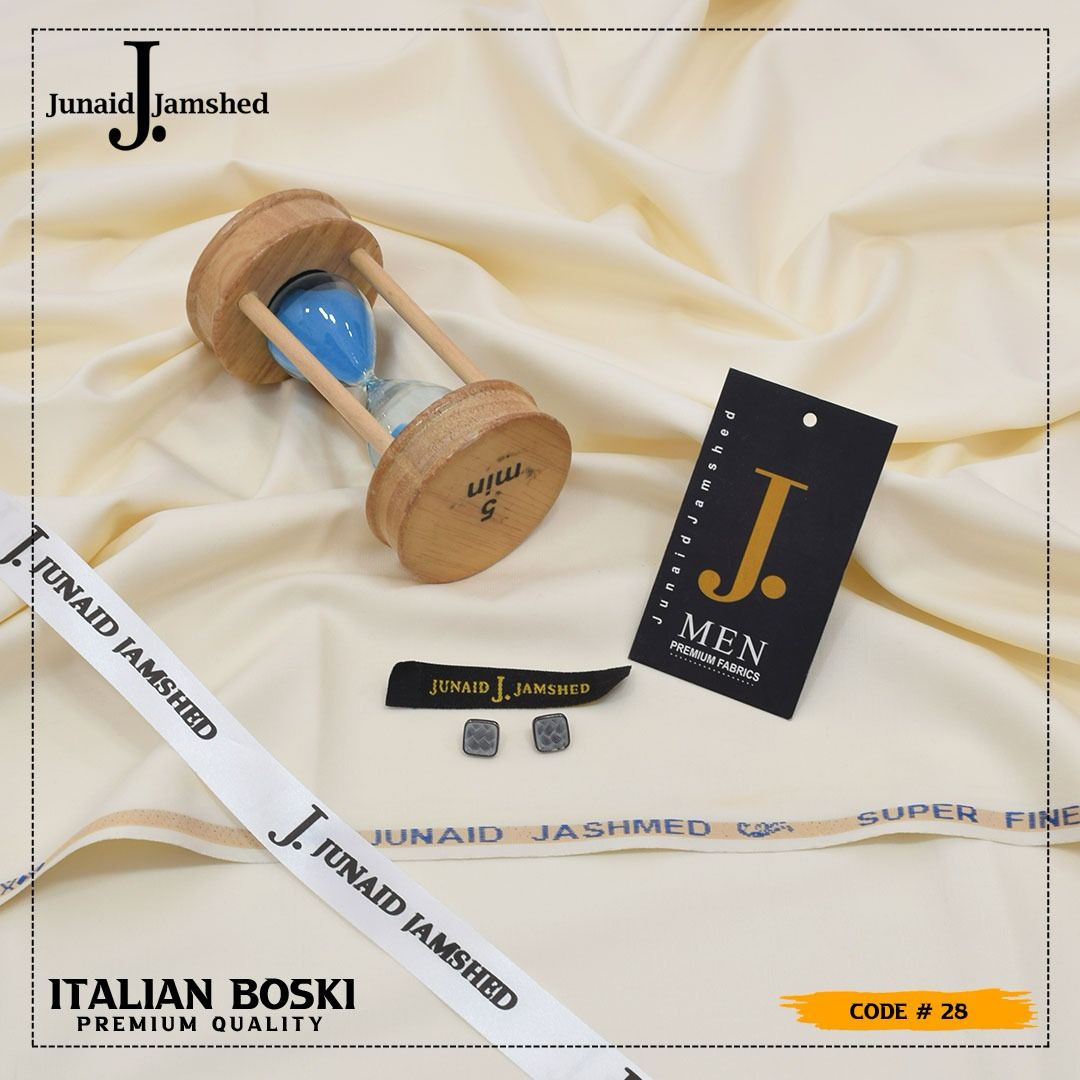 J. Junaid Jamshaed Boski Wash & Wear - Cream