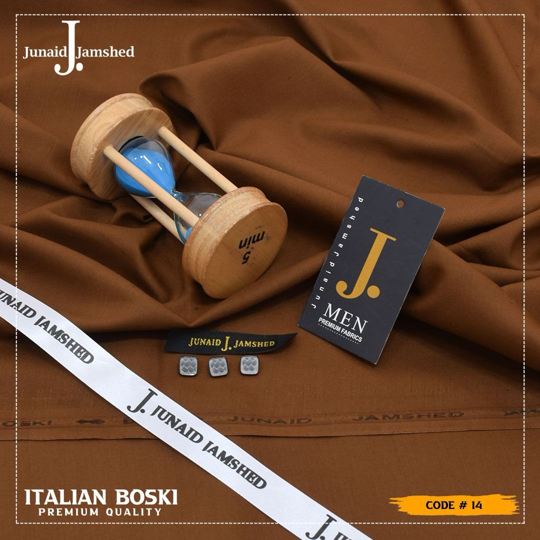 J. Junaid Jamshaed Boski Wash & Wear - Mustard brown