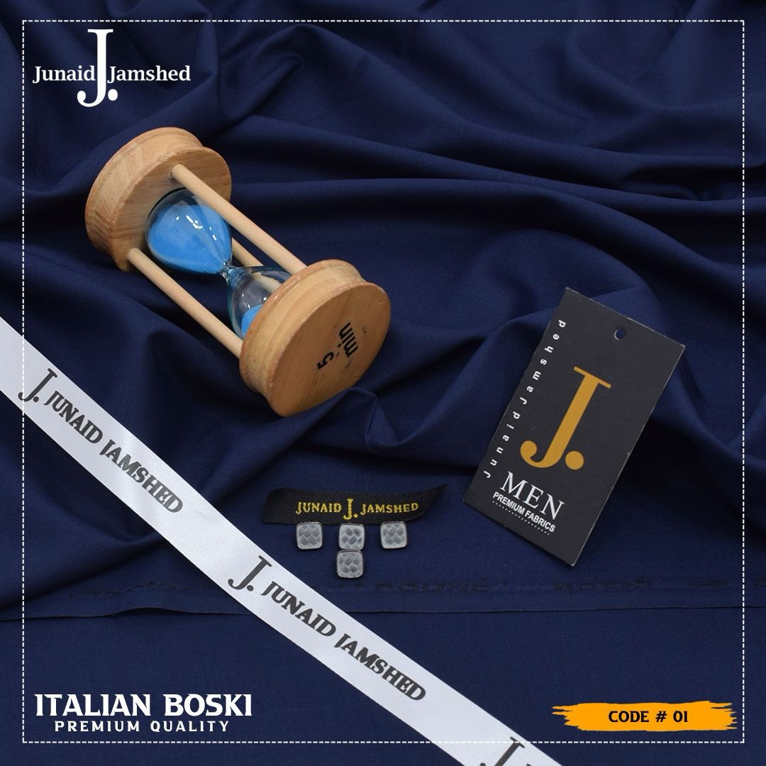 J. Junaid Jamshaed Boski Wash & Wear - Navy blue